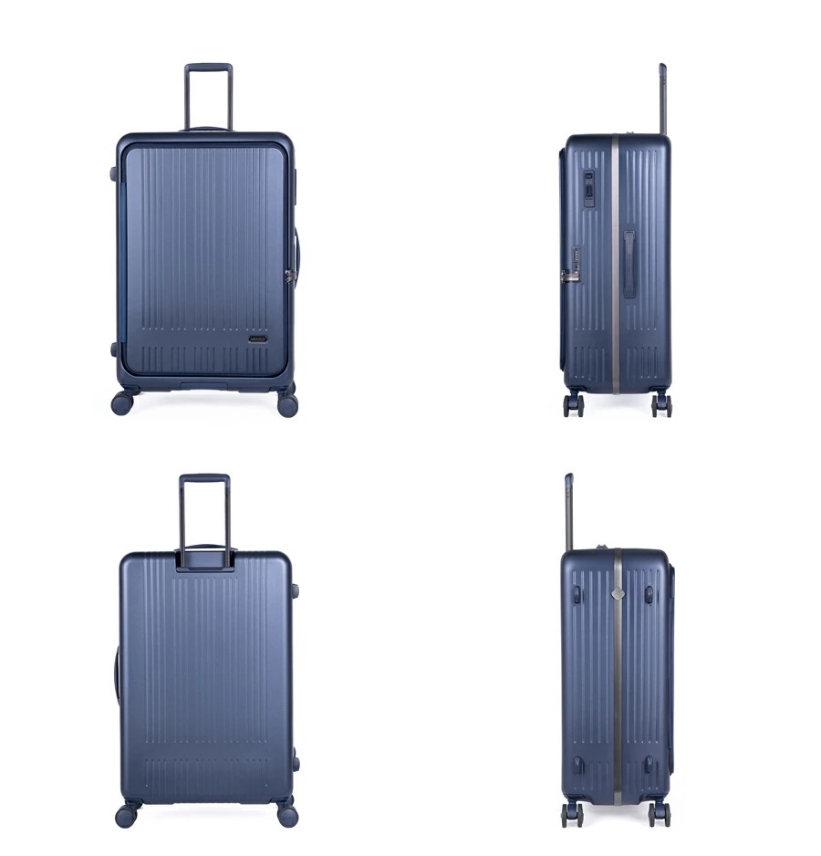 【日本製】【10年保証】 アジアラゲージ MAXBOX 120L リベットレスフレーム スーツケース MX-8011RV-30 フロントオープン 横開き 10泊以上 スーツケースカバー付き