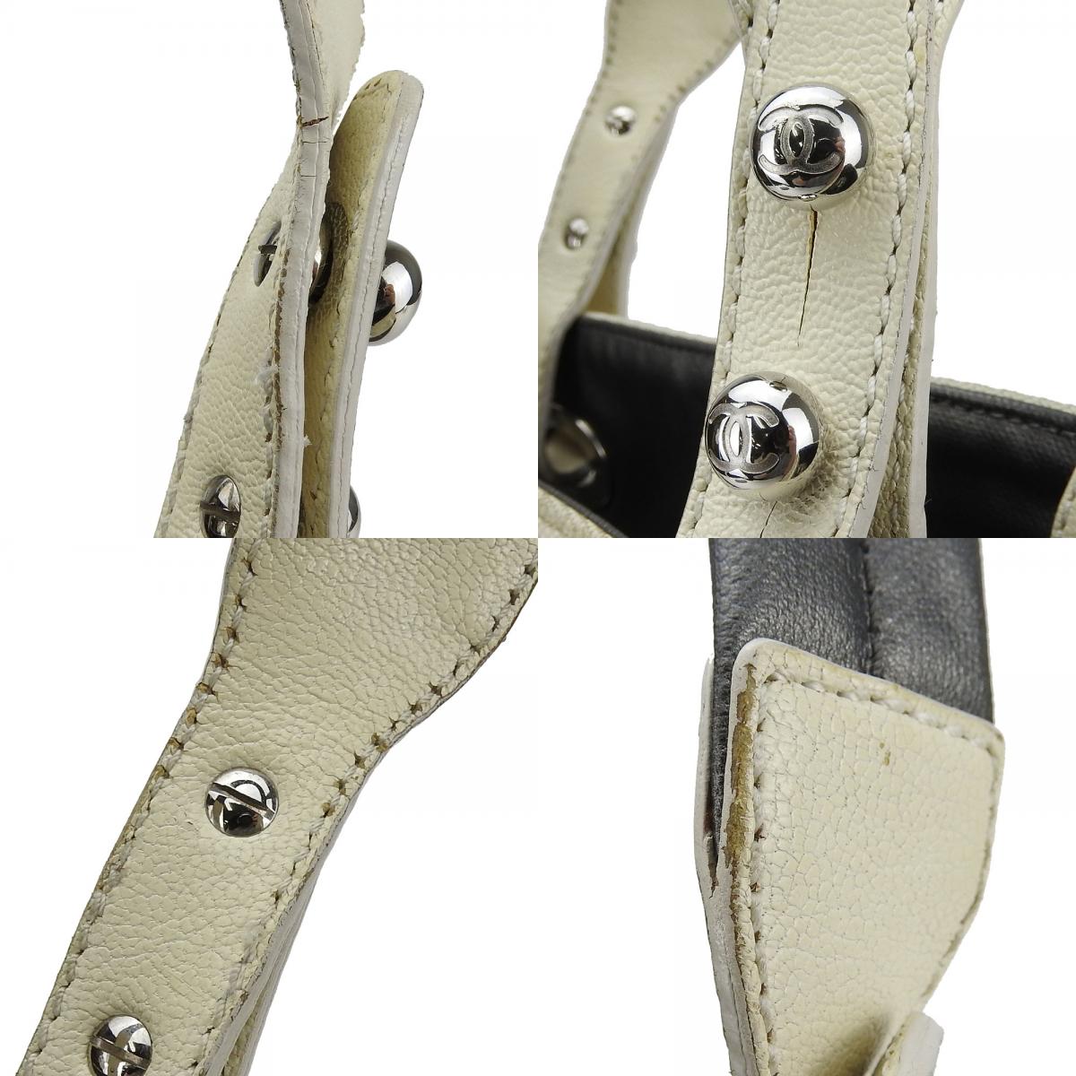 中古 トートバッグ パリビアリッツGM コーティングキャンバス シルバー アイボリー シルバー金具 ポーチ付き バイカラー レディース 女性 中古 トートバッグ パリビアリッツGM コーティングキャンバス シルバー アイボリー シルバー金具 ポーチ付き バイカラー レディース 女性