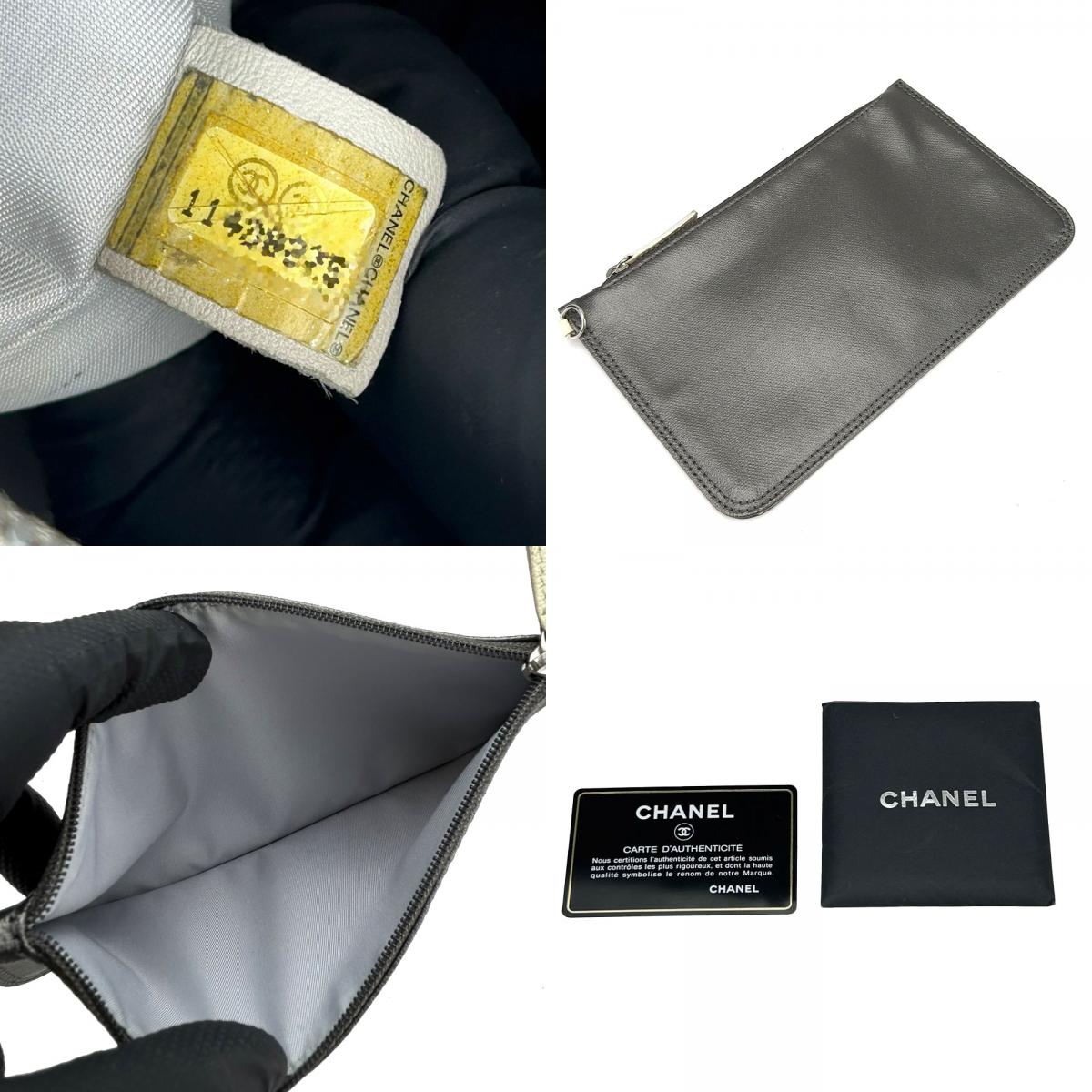 中古 トートバッグ パリビアリッツGM コーティングキャンバス シルバー アイボリー シルバー金具 ポーチ付き バイカラー レディース 女性 中古 トートバッグ パリビアリッツGM コーティングキャンバス シルバー アイボリー シルバー金具 ポーチ付き バイカラー レディース 女性