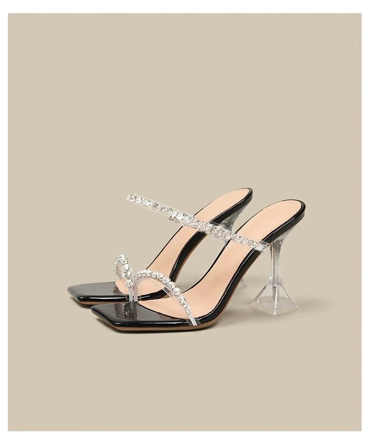 まとめ買い得サンダル パンプス レディース オープントゥ ラインストーン クリアストラップ ビジュー スクエア チャンキーヒール 選べるヒール高 韓国系 楽ちん 美脚 パーティー 旅行 リゾート 休日 まとめ買い得サンダル パンプス レディース オープントゥ ラインストーン クリアストラップ ビジュー スクエア チャンキーヒール 選べるヒール高 韓国系 楽ちん 美脚 パーティー 旅行 リゾート 休日