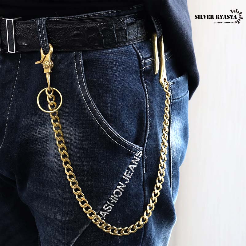 クロスウォレットチェーン ゴールド [wc035]