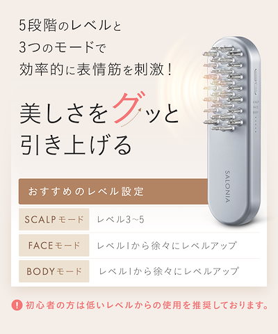 【ほぼ未使用✨】サロニア  デンキブラシ Qoo10] SALONIA 【公式】 【Qoo10トレンド大賞受賞！ : 美容
