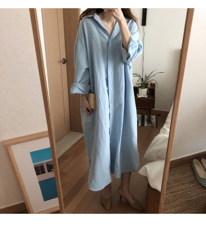 【急速出荷】シャツワンピース レディース ロングワンピース 体型カバー ワンピース ロング丈 長袖 前開きワンピース 無地 薄手 ゆったり ビッグシルエット お洒落 カジュアル シンプル 春新作 【急速出荷】シャツワンピース レディース ロングワンピース 体型カバー ワンピース ロング丈 長袖 前開きワンピース 無地 薄手 ゆったり ビッグシルエット お洒落 カジュアル シンプル 春新作