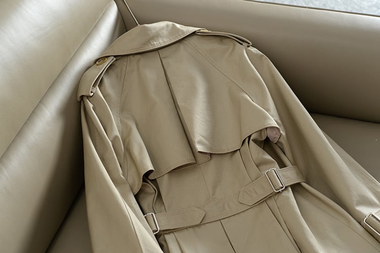 アウター 上着 コート トレンチコート ロングコート 膝下丈 ミモレ丈