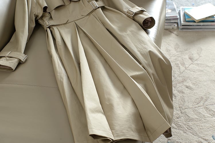 アウター 上着 コート トレンチコート ロングコート 膝下丈 ミモレ丈