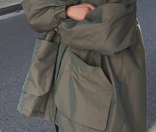 ミリタリーコート アウター フーディー コート ロング丈 長袖 ワイド ふわふわ フード付き ミリタリーコート アウター フーディー コート ロング丈 長袖 ワイド ふわふわ フード付き