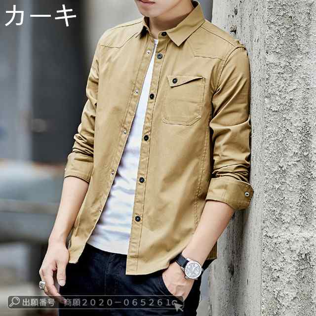 最安挑戦 春新作 送料無料 新作 シャツ メンズ 長袖シャツ オックスフォードシャツ ミリタリーシャツ カジュアルシャツ 春服 トップス シャツジャケット 細身 ボダンダウンシャツ 通勤 紳士服 トッ