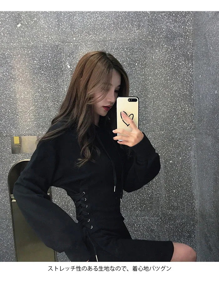 ワンピース レディース ショートワンピース ミニワンピース パーカーワンピース 長袖 フード付き ストレッチ 伸縮性 ドロスト リボン 無地 シンプル カジュアル スポーティ ワンピース レディース ショートワンピース ミニワンピース パーカーワンピース 長袖 フード付き ストレッチ 伸縮性 ドロスト リボン 無地 シンプル カジュアル スポーティ