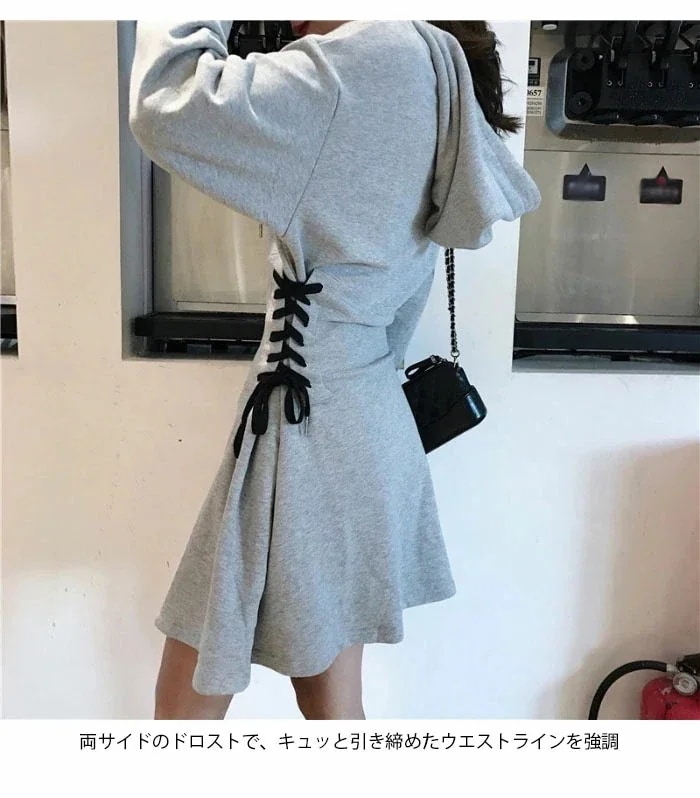 ワンピース レディース ショートワンピース ミニワンピース パーカーワンピース 長袖 フード付き ストレッチ 伸縮性 ドロスト リボン 無地 シンプル カジュアル スポーティ ワンピース レディース ショートワンピース ミニワンピース パーカーワンピース 長袖 フード付き ストレッチ 伸縮性 ドロスト リボン 無地 シンプル カジュアル スポーティ