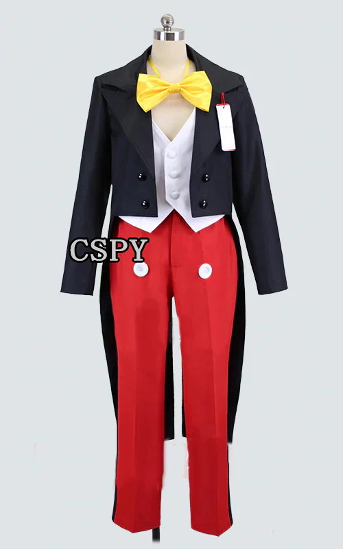 タキシードコスチューム（黒・赤・白） ディズニー ミッキーマウス ディズニー ミッキー 100 110 120 コスプレ衣装 タキシード S