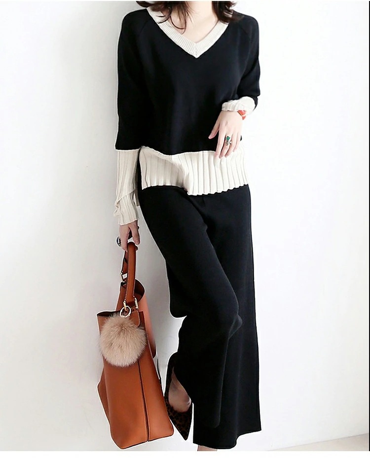 【2025新作】ニットセットアップ レディース 春 秋冬服 長袖 ニットトップス ニットパンツ ボトムス きれいめ フェミニン カジュアル ブラック ニット 20代 30代 40代 50代 60代 ゆ 【2025新作】ニットセットアップ レディース 春 秋冬服 長袖 ニットトップス ニットパンツ ボトムス きれいめ フェミニン カジュアル ブラック ニット 20代 30代 40代 50代 60代 ゆ