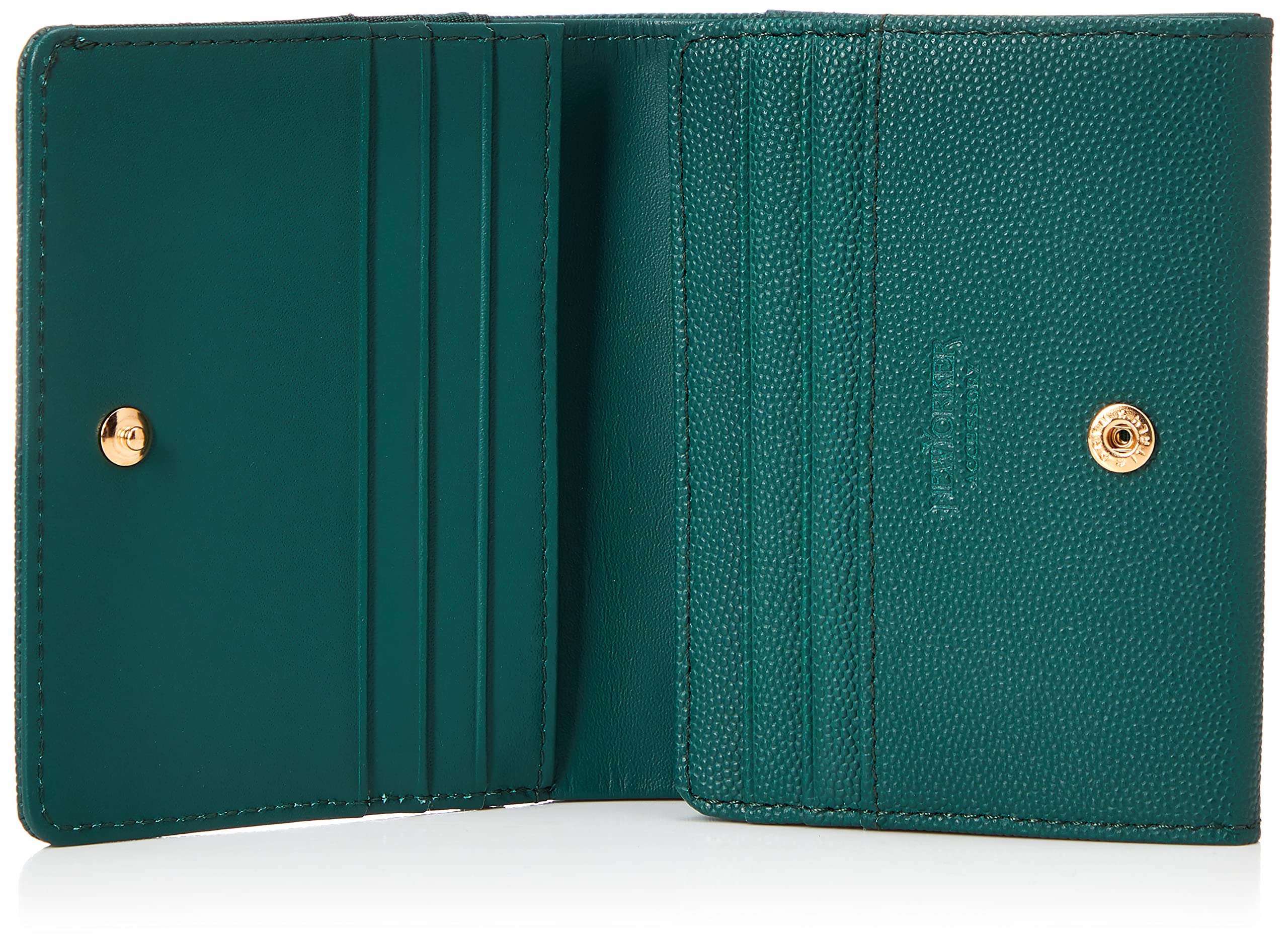 [ニューヨーカー アクセサリー] 二つ折り ボックス 小銭入れ アーチ NYP893 グリーン