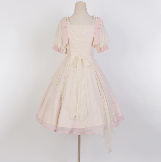 ピンク ロリータワンピース 半袖 ロリータ服 真珠付き リボン付き 可愛い ロリータドレス 膝丈 コスプレ衣装 花見 撮影衣装 イベント 学園祭 文化祭 コスチューム ピンク ピンク ロリータワンピース 半袖 ロリータ服 真珠付き リボン付き 可愛い ロリータドレス 膝丈 コスプレ衣装 花見 撮影衣装 イベント 学園祭 文化祭 コスチューム ピンク