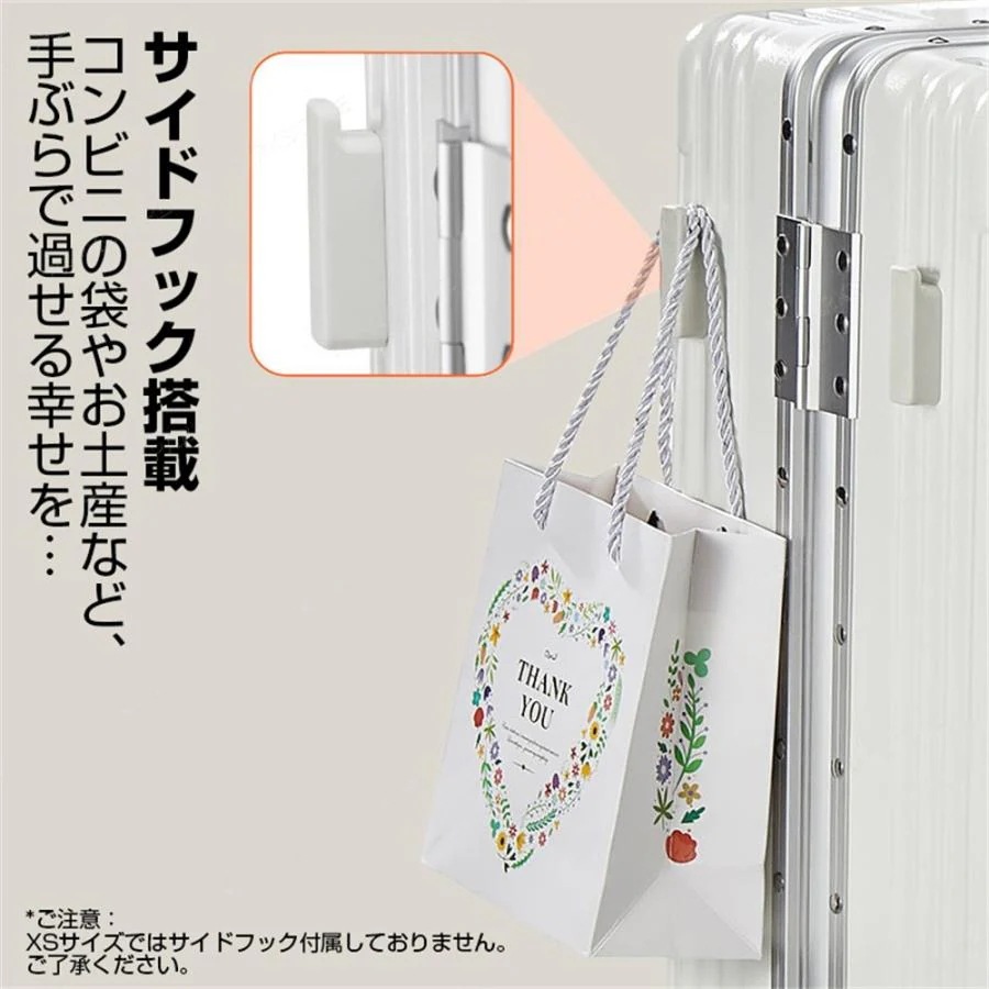 スーツケース 機内持ち込み フロントオープン アルミフレーム キャリーバッグ フロントポケット キャリーケース SMサイズ TSA 大型 旅行 USBポート