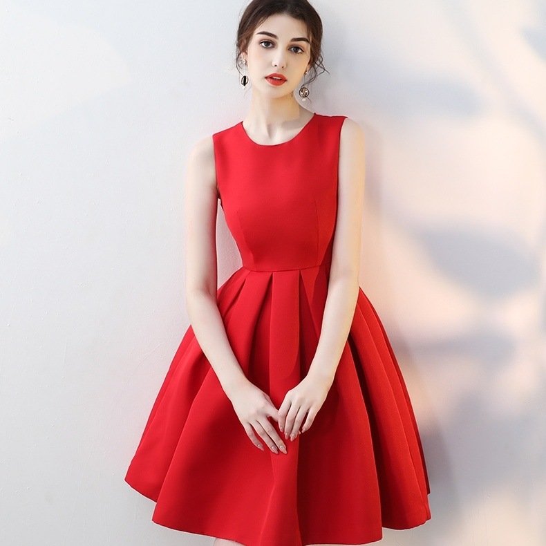 ドレス 衣装 ドレスワンピース カクテルドレス ノースリーブドレス ミニドレス ミニ丈 袖なし バックリボン ビックりぼんフレア ステージドレス 発表会 タイト かわいい 大人可愛い きれいめ