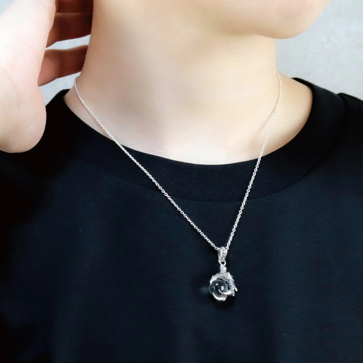 ネックレス ペンダント メンズ シルバー925 水晶 クリスタル 龍 竜 ドラゴンの爪 大ぶり ネックレス ペンダント メンズ シルバー925 水晶 クリスタル 龍 竜 ドラゴンの爪 大ぶり