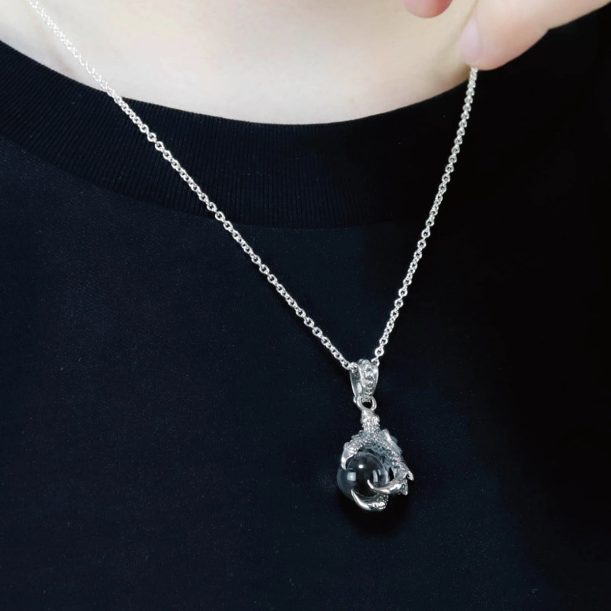 ネックレス ペンダント メンズ シルバー925 水晶 クリスタル 龍 竜 ドラゴンの爪 大ぶり ネックレス ペンダント メンズ シルバー925 水晶 クリスタル 龍 竜 ドラゴンの爪 大ぶり