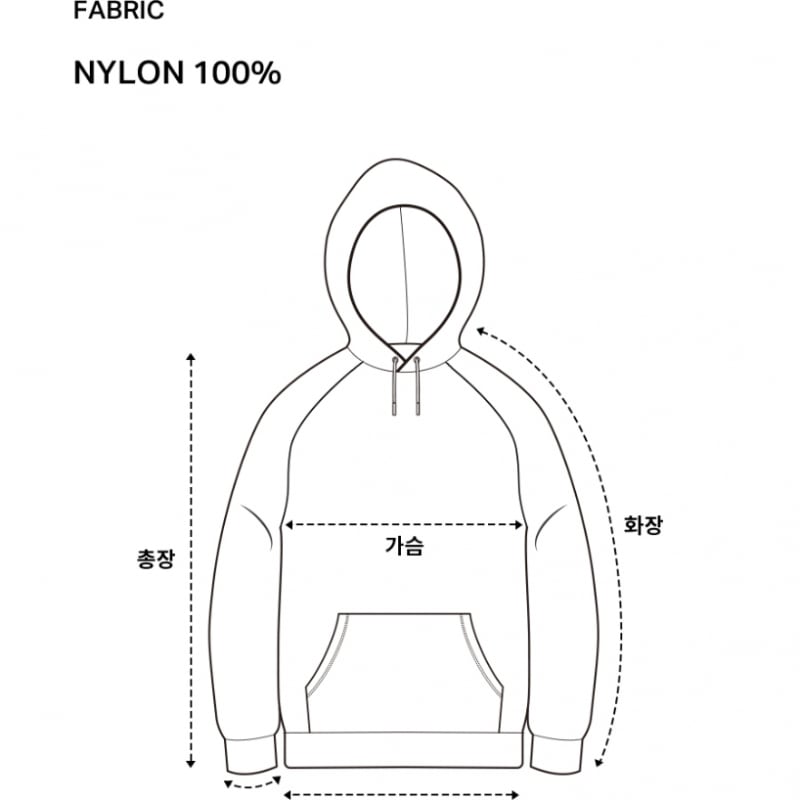 COVERNAT 軽量パッカブルウィンドブレーカーブラック