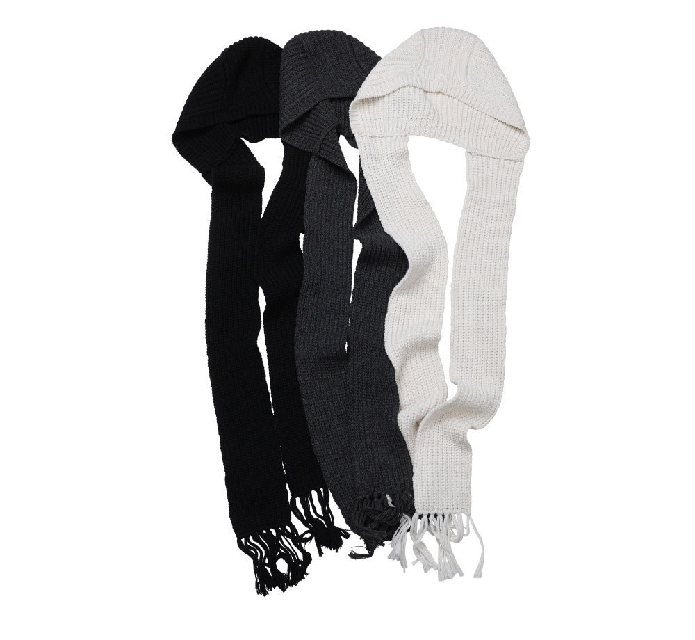 ★韓国大人気★THEAIRTOWN マフラー プチプラ knit hood muffler THEAIRTOWN】knit hood muffler(3 color) マフラー