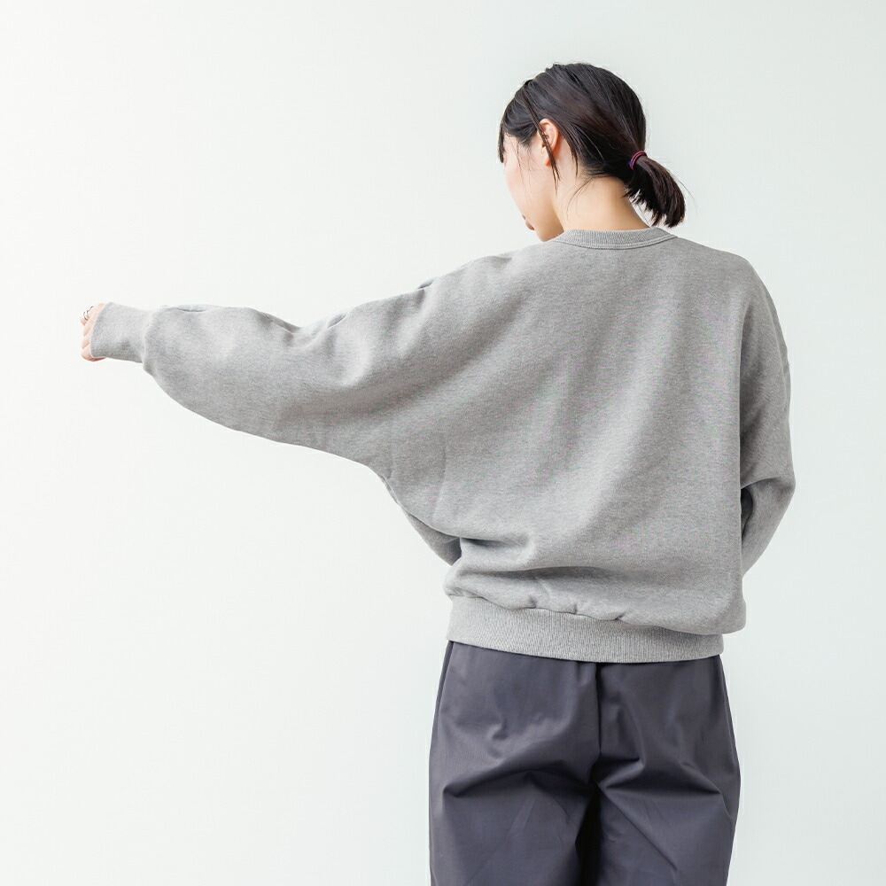 【2024秋冬】TRAVAIL MANUEL トラバイユマニュアル 起毛裏毛ドルマンプルオーバー ドルマン プルオーバー リブ スウェット 裏起毛 カジュアル 秋冬 2024AW