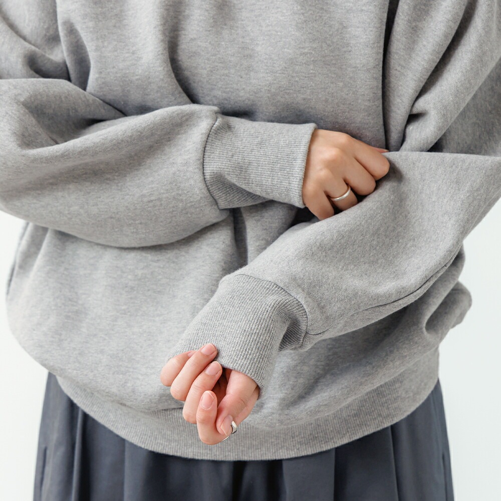 【2024秋冬】TRAVAIL MANUEL トラバイユマニュアル 起毛裏毛ドルマンプルオーバー ドルマン プルオーバー リブ スウェット 裏起毛 カジュアル 秋冬 2024AW