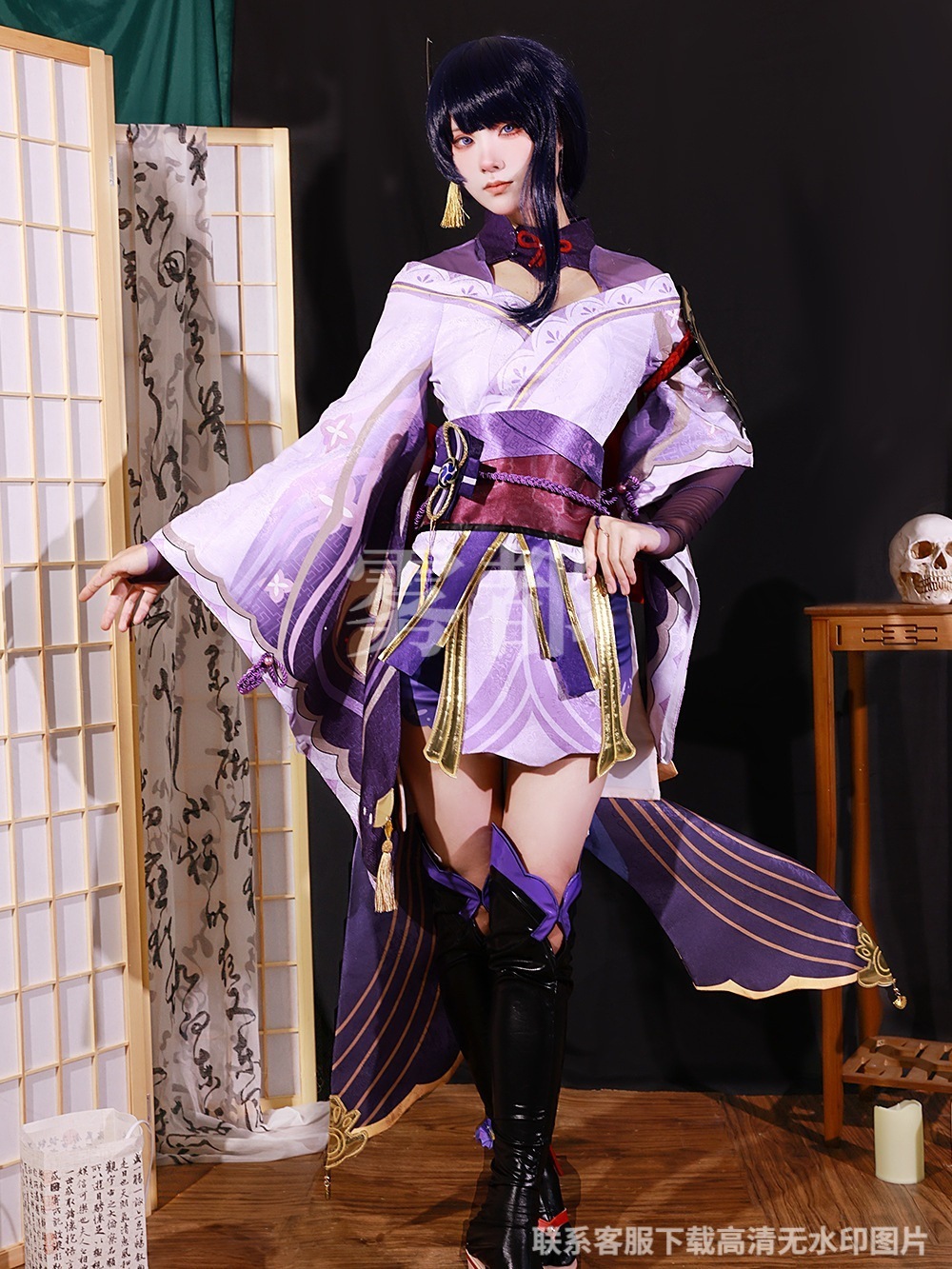 雷電将軍 原神 Raiden コスプレ Genshin セットアップ 雷電将軍 原神 Raiden コスプレ Genshin セットアップ