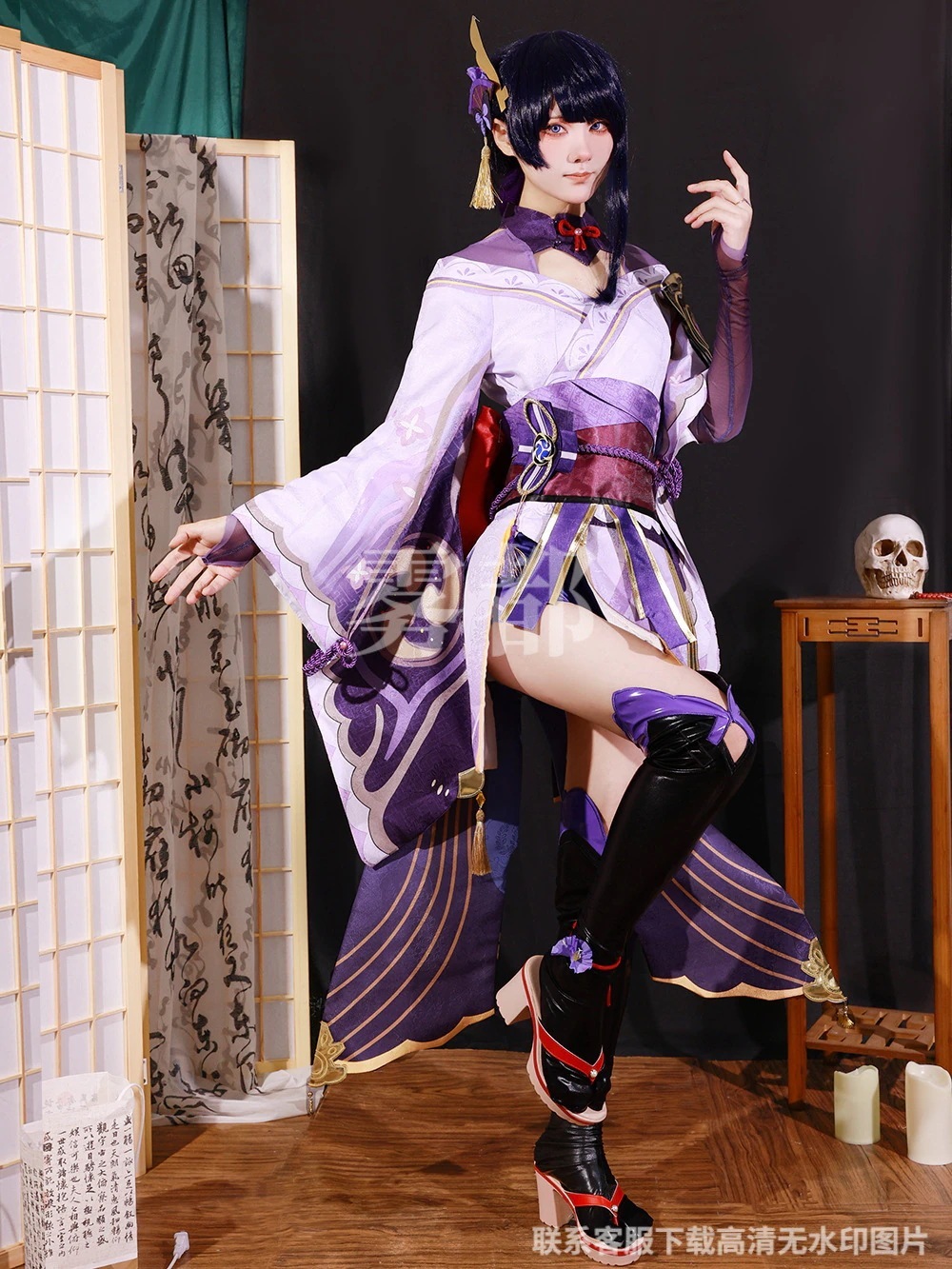 雷電将軍 原神 Raiden コスプレ Genshin セットアップ 雷電将軍 原神 Raiden コスプレ Genshin セットアップ