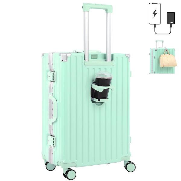 アウトレット特価！【新品】JOYme アルミフレーム☆スーツケース☆TSAロック搭載♪シルバー☆Lサイズ キャリー ケース バッグ 海外旅行 アウトレット特価！新品JOYme アルミフレーム☆スーツケース☆TSA