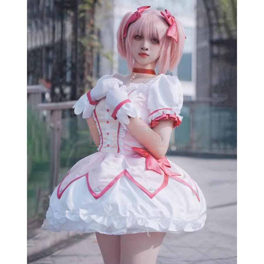 魔法少女まどかマギカ 鹿目まどか コスプレ衣装 靴 コスチューム 演出服 アニメ ゲーム ハロウィン cos 変装 魔法少女まどかマギカ 鹿目まどか コスプレ衣装 靴 コスチューム 演出服 アニメ ゲーム ハロウィン cos 変装