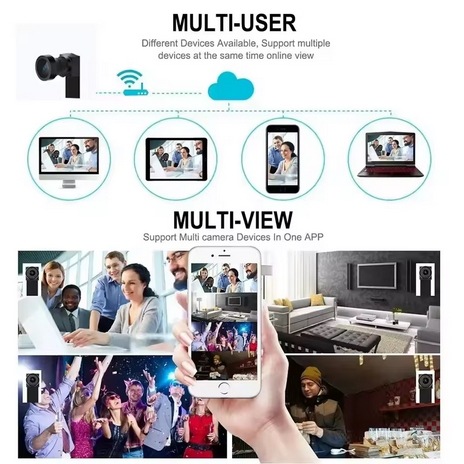 4KミニカメラHD 1080P WiFiビデオカメラ強化版DIYワイヤレスモジュールビデオレコーダーサポートリモートビューP2Pカム