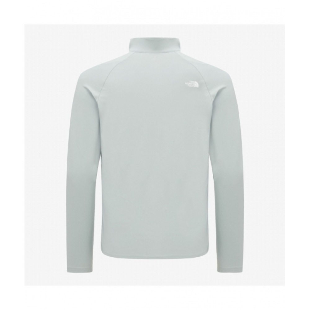 ザ・ノース・フェイス NT7LR00B バトゥーラロングスリーブジップTシャツ_ライトグレー