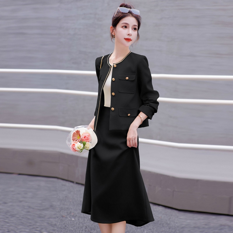 スーツセット レディース スカートスーツ ママスーツ 卒園式 卒業式 入園式 入学式 大きいサイズ お呼ばれ 披露宴 結婚式 パーティー 同窓会 30代 40代 50代 ブラック ホワイト セットア