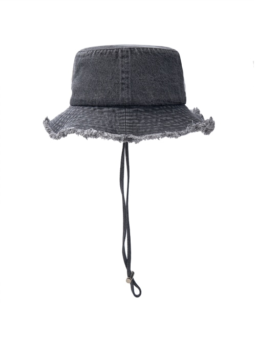 MLB公式正規品 バケットハット Color Denim Safari Bucket Hat NY (Grey) MLB公式正規品 バケットハット Color Denim Safari Bucket Hat NY (Grey)