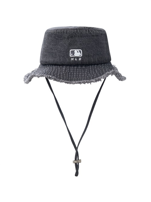 MLB公式正規品 バケットハット Color Denim Safari Bucket Hat NY (Grey) MLB公式正規品 バケットハット Color Denim Safari Bucket Hat NY (Grey)