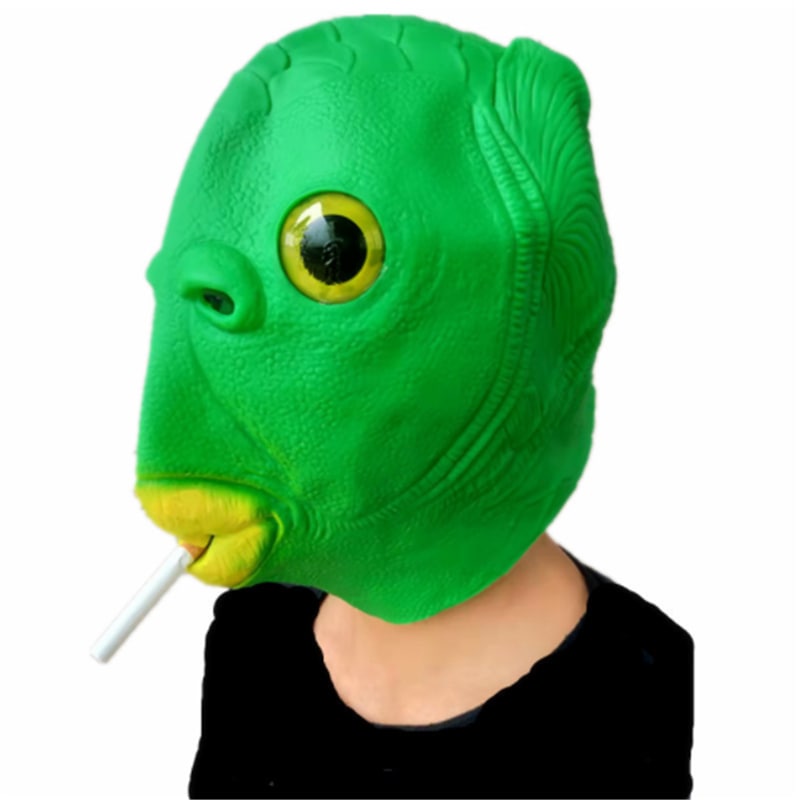 Qoo10] コスプレマスク 半魚人マスク パーティグ