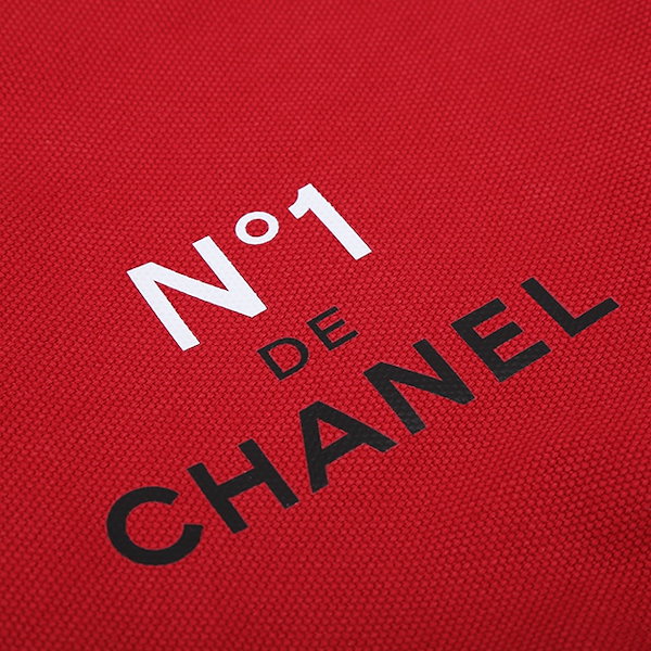 海外限定ノベルティ CHANEL キャンバストートバッグ (レッド) シャネル 海外免税店 限定 ハイブランド ノベルティ トート