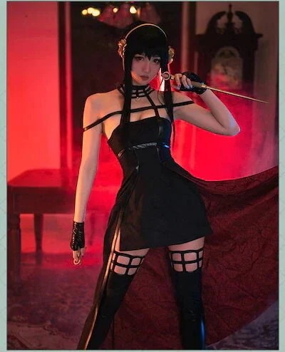 スパイファミリー ヨルフォージャー ドレス コスプレ衣装 コスム スパイファミリー ヨルフォージャー ドレス コスプレ衣装 コスム