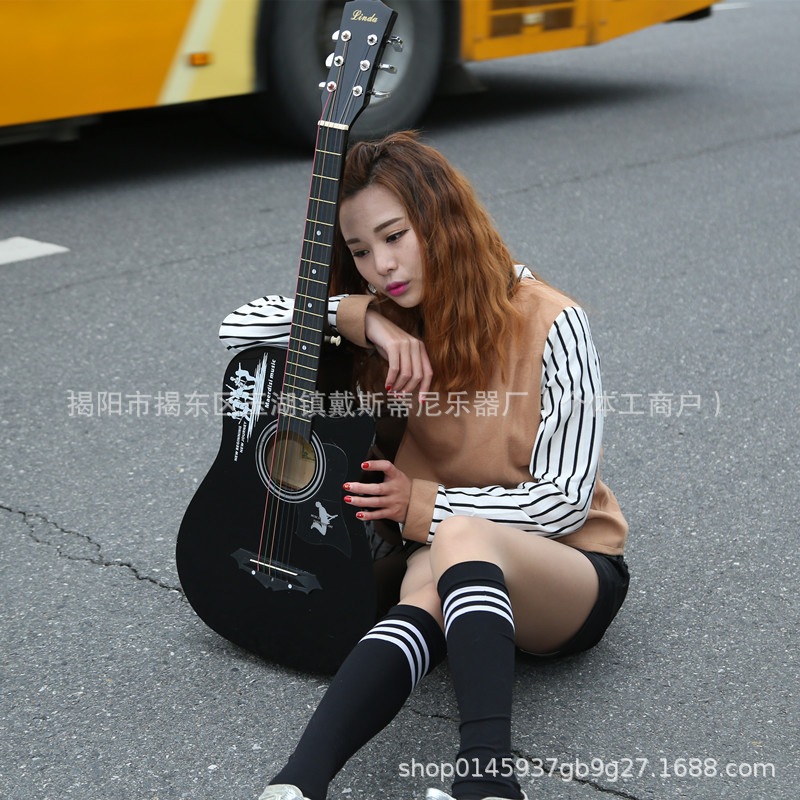 38インチ41インチフォークアコースティックギター初心者ギター学生初心者練習紹介楽器 38インチ41インチフォークアコースティックギター初心者ギター学生初心者練習紹介楽器