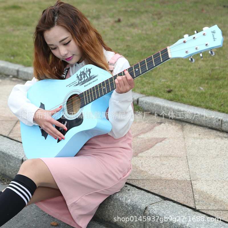 38インチ41インチフォークアコースティックギター初心者ギター学生初心者練習紹介楽器 38インチ41インチフォークアコースティックギター初心者ギター学生初心者練習紹介楽器