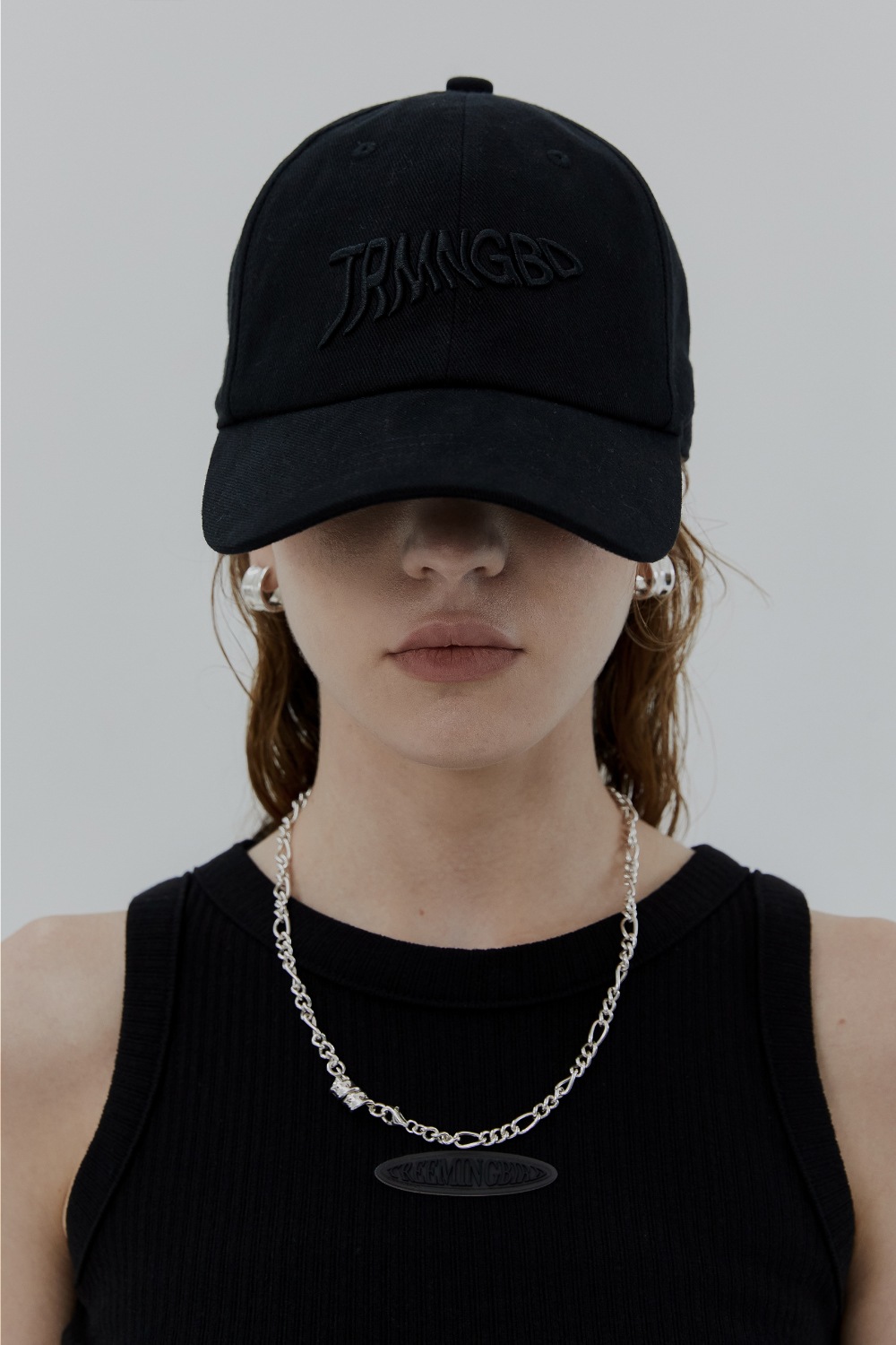 【TREEMINGBIRD】 TRMNGBD BALL CAP : BLACK