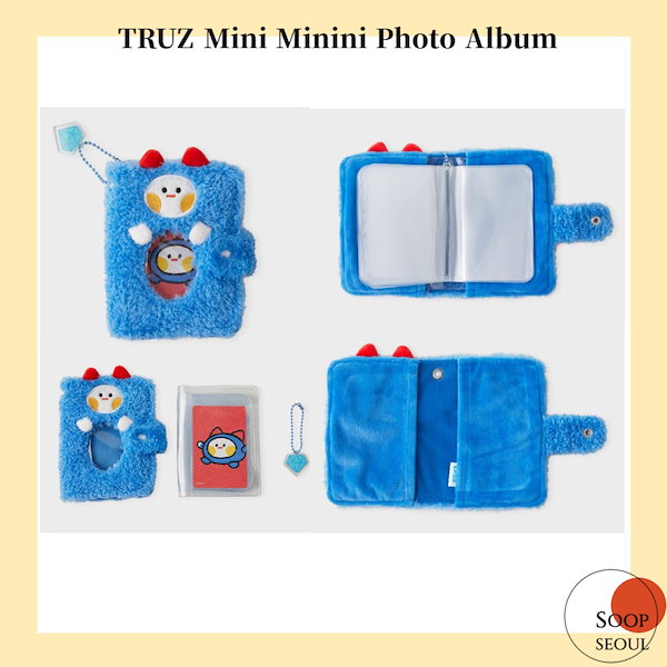 【公式】 TRUZ Mini Minini Photo Album Set / plush photocard album トレカケース