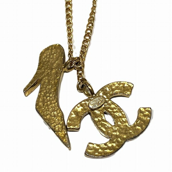 シャネル ココマーク パンプスモチーフ ブランド小物 ネックレス 【中古】 シャネル ココマーク パンプスモチーフ ブランド小物 ネックレス 【中古】