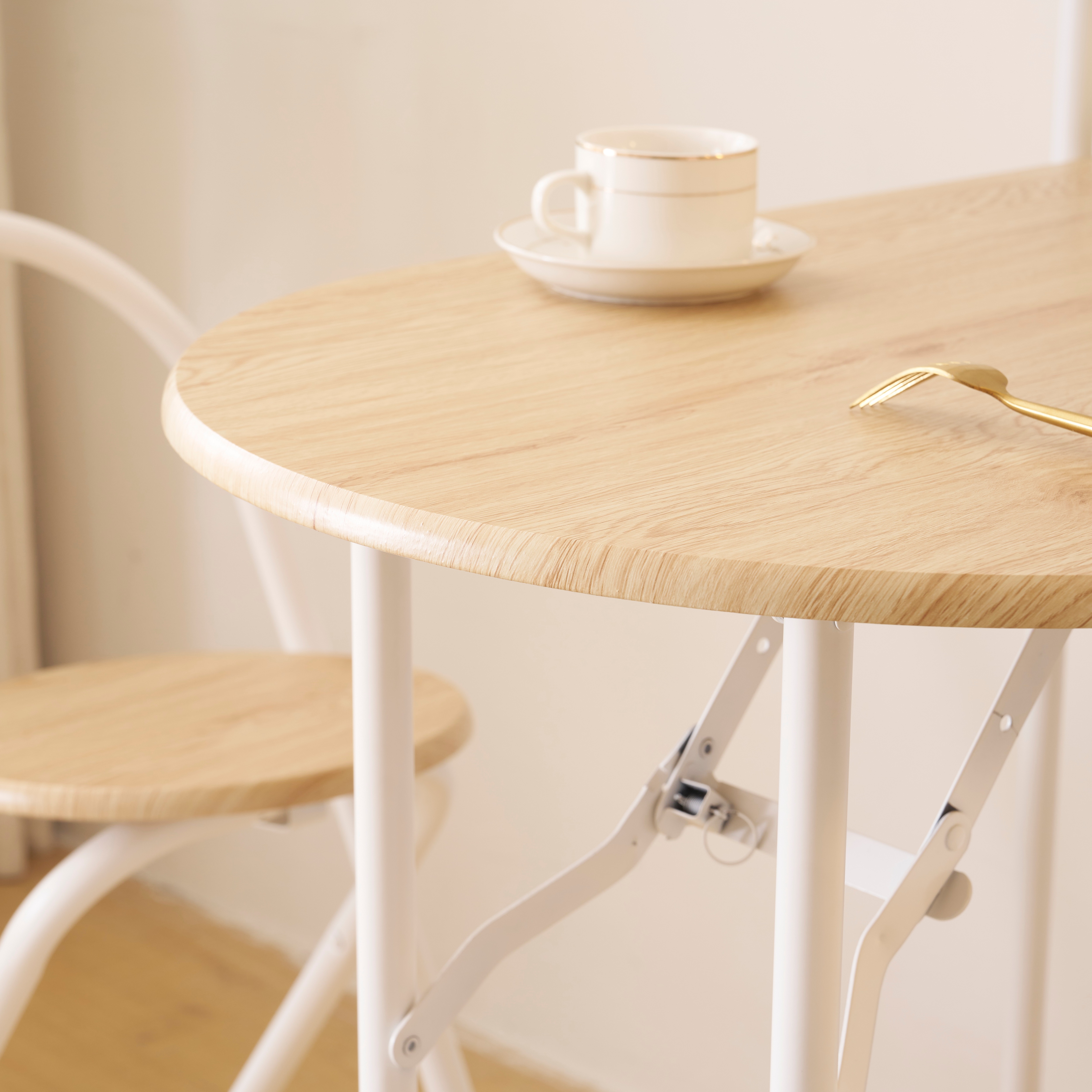 【国内出荷】パソコンデスク study table and chair set　ダイニングテーブルセット2人用　1人用 3点セット ダイニング セット スチール 食卓 チェア2脚 幅90cm コンパク