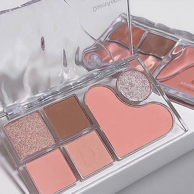 Qoo10] DAIMANPU SNS超人気 アイシャドウ 6色 アイシ : ポイントメイク