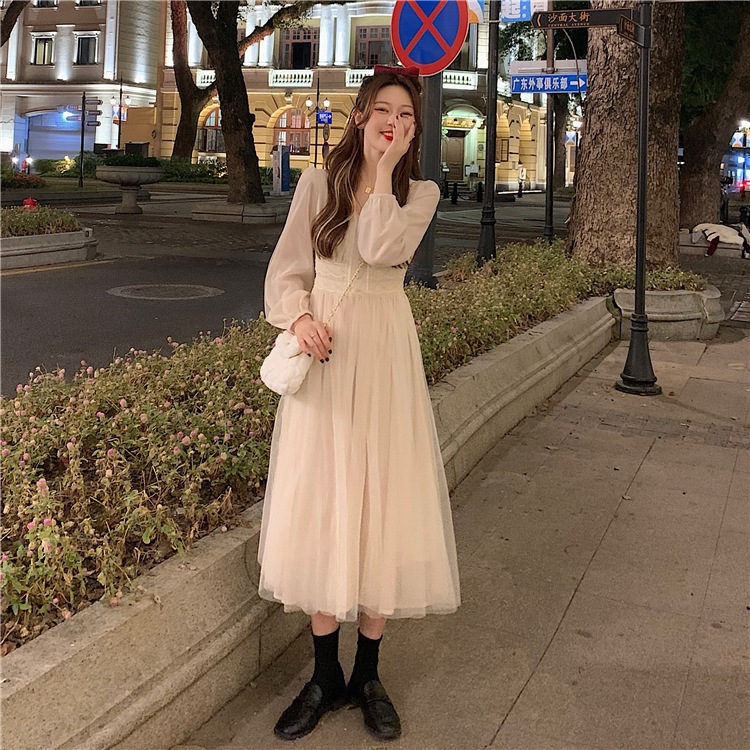 ワンピース デート ワンピドレス ミモレ丈 袖あり 長袖 春 秋 10代 20代 30代 レディース 個性的 ホワイト S M L フェアリー ウエストマーク チュール シースルー パフスリーブ ワンピース デート ワンピドレス ミモレ丈 袖あり 長袖 春 秋 10代 20代 30代 レディース 個性的 ホワイト S M L フェアリー ウエストマーク チュール シースルー パフスリーブ