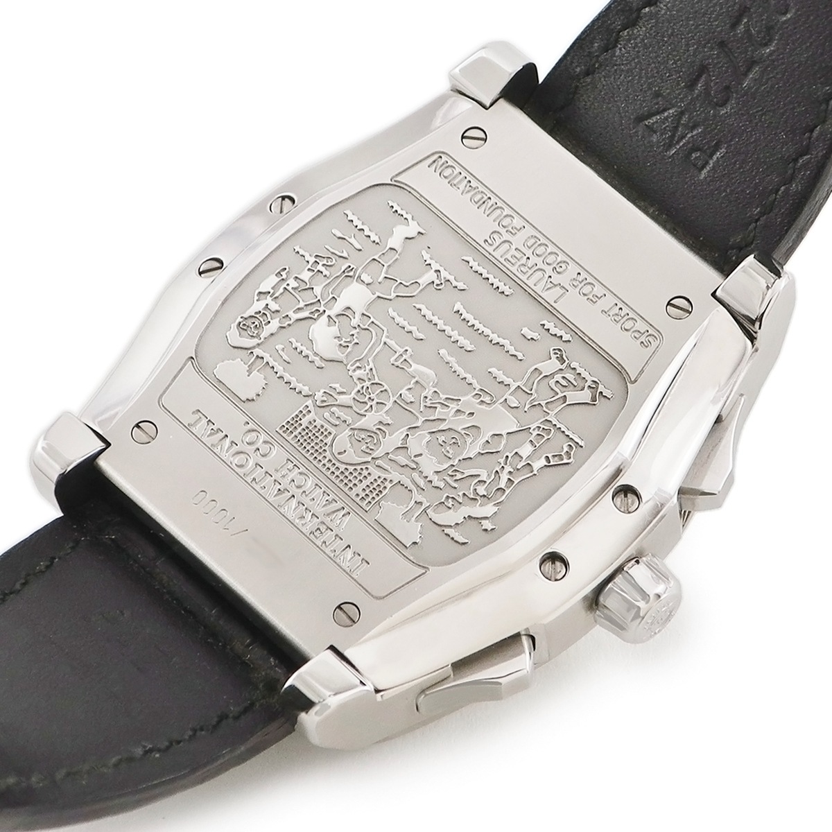 ダ・ヴィンチ クロノグラフ ローレウス IW376404 自動巻き メンズ ブルー ネイビー バー 限定 3年保証 ダ・ヴィンチ クロノグラフ ローレウス IW376404 自動巻き メンズ ブルー ネイビー バー 限定 3年保証