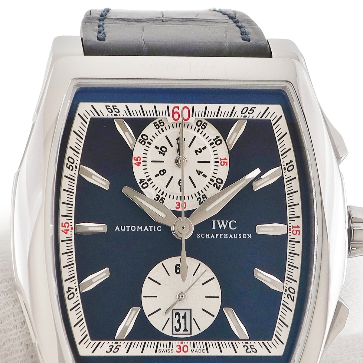 ダ・ヴィンチ クロノグラフ ローレウス IW376404 自動巻き メンズ ブルー ネイビー バー 限定 3年保証 ダ・ヴィンチ クロノグラフ ローレウス IW376404 自動巻き メンズ ブルー ネイビー バー 限定 3年保証