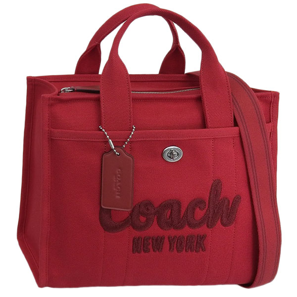コーチ バッグ レディース トートバッグ ショルダーバッグ 2WAY アウトレット キャンバス レッド カーゴトート CARGO TOTE CP158LHF8Q COACH A4対応 コーチ バッグ レディース トートバッグ ショルダーバッグ 2WAY アウトレット キャンバス レッド カーゴトート CARGO TOTE CP158LHF8Q COACH A4対応