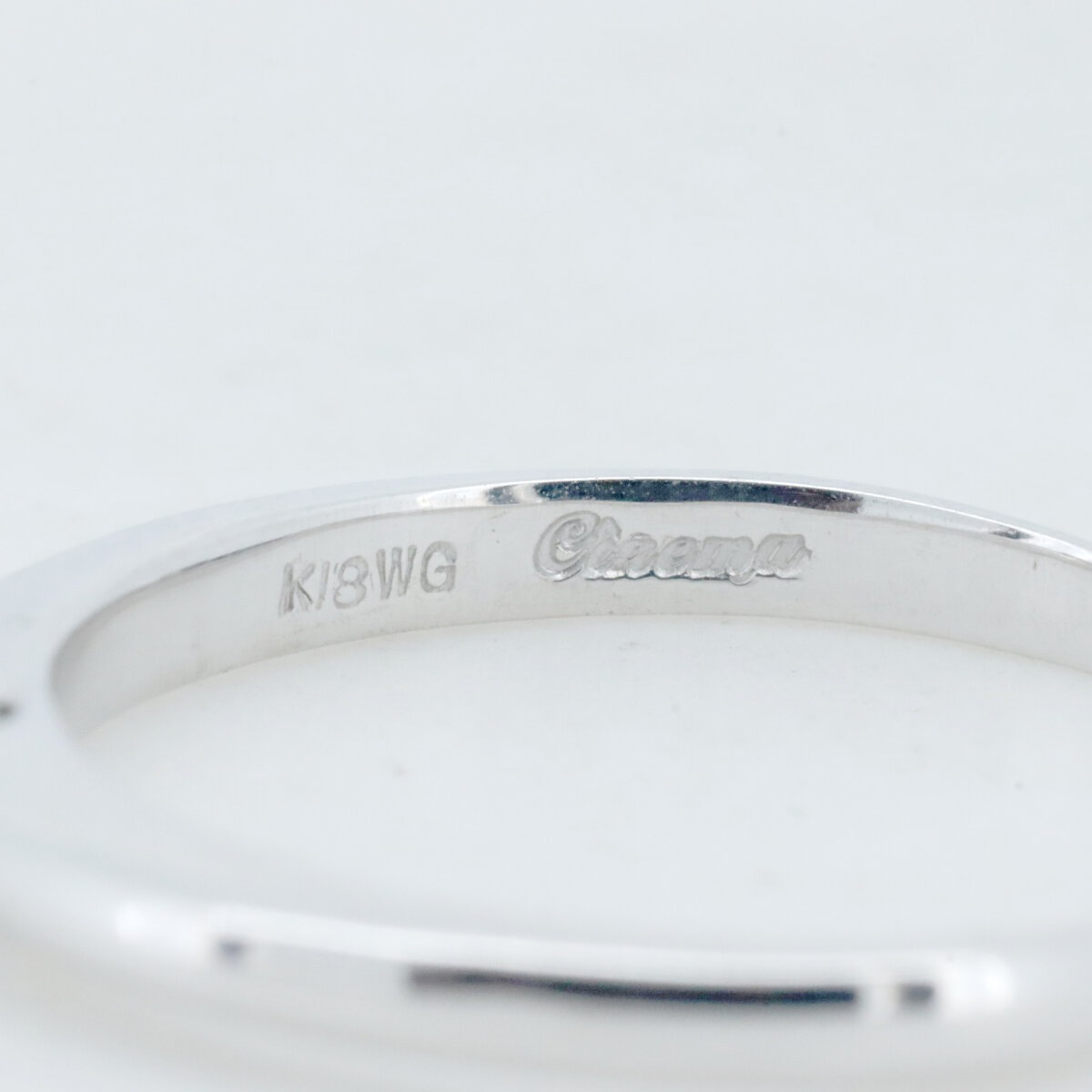 エステール ミルフローラ シネマストーリー ダイヤモンド リング 指輪 0.10ct 0.03ct 13号 k18WG(18金 ホワイトゴールド) 質屋出品