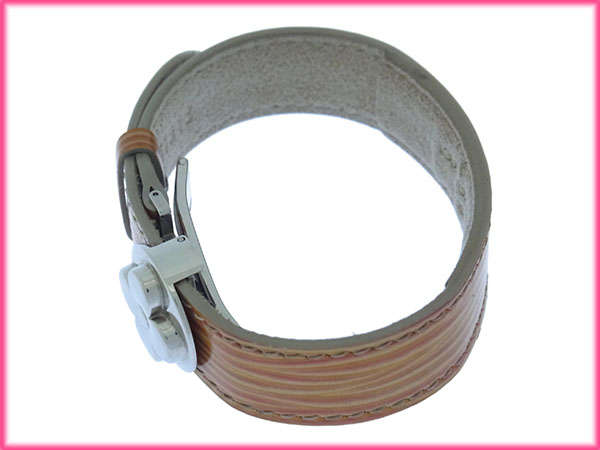 ブレスレット エピ グッドラックブレス ゴールド×オレンジ×シルバー レディース 中古 ブレスレット エピ グッドラックブレス ゴールド×オレンジ×シルバー レディース 中古